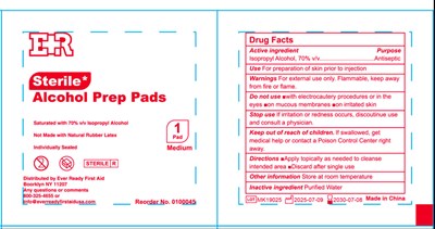 Dosage (Evr Alcohol Prep Pads)
